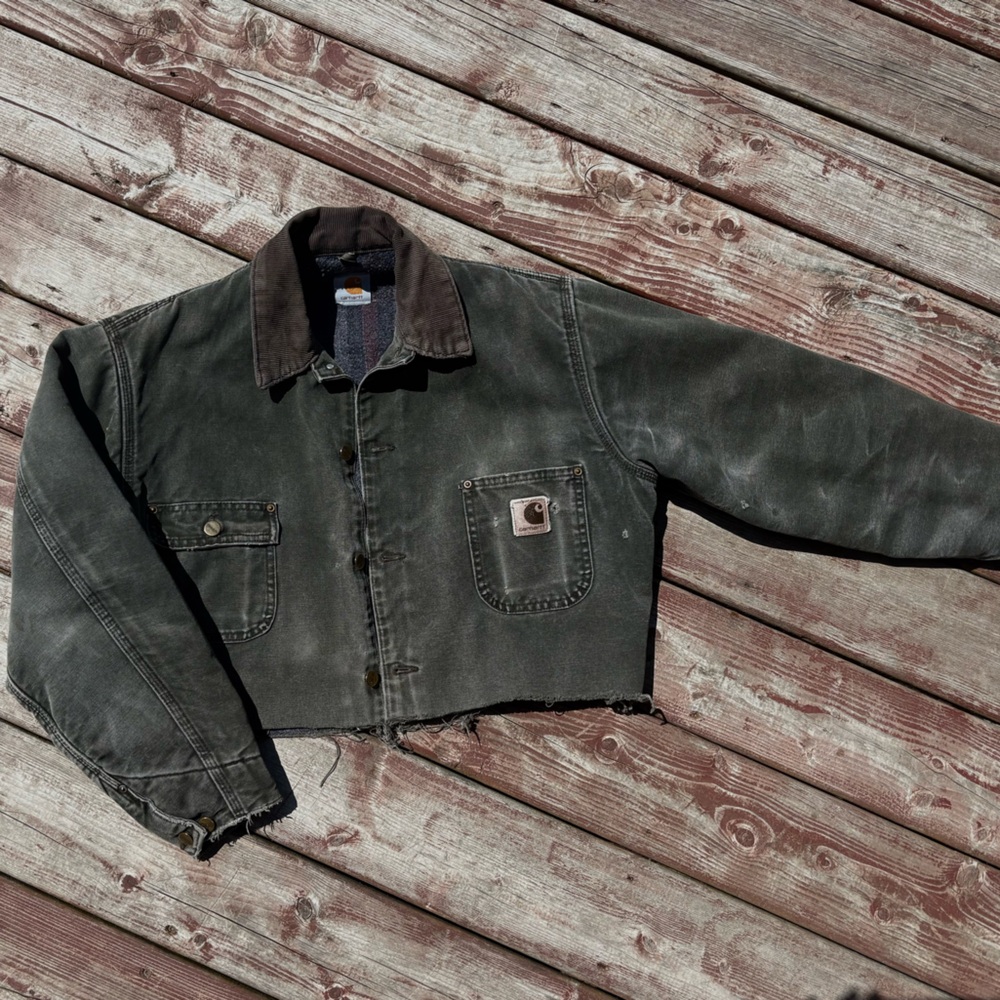 Carhartt Olive Green Work Jacket